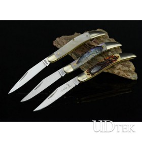 High Quality OEM Elk Ridge K65 Pocket Knife Gift Knives with Mirror Surface UDTEK01379